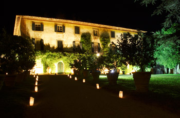 Villa per ricevimenti a Cortona